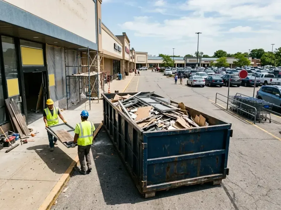 retail-store-renovation-debris-003 — frequently asked questions, Roll-off Dumpster Rentals in Appomattox, VA